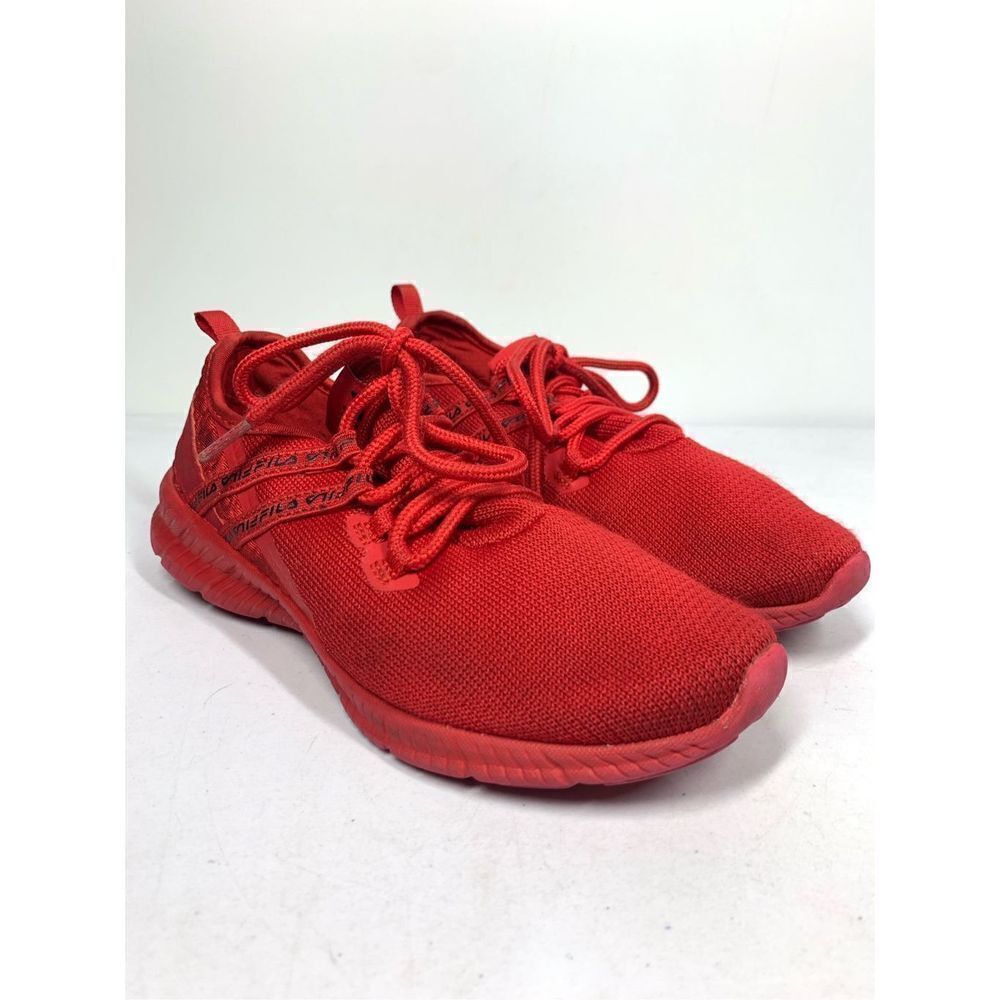 Fila Youth Big Kids Original Red Sweater Running Shoe Size 3.5 Boys Unisex